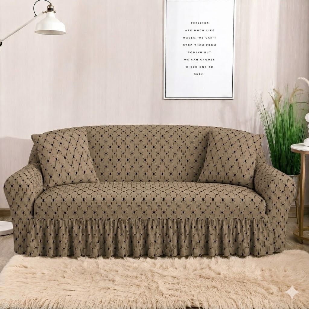 Butterfly Sofa Cover - Beige