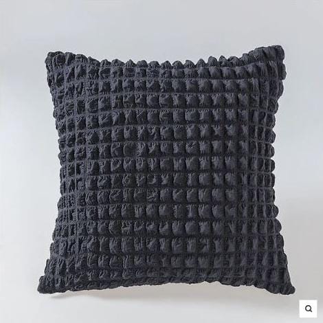 Bubble Cushion Cover Square 16✘16 Inches - Grey