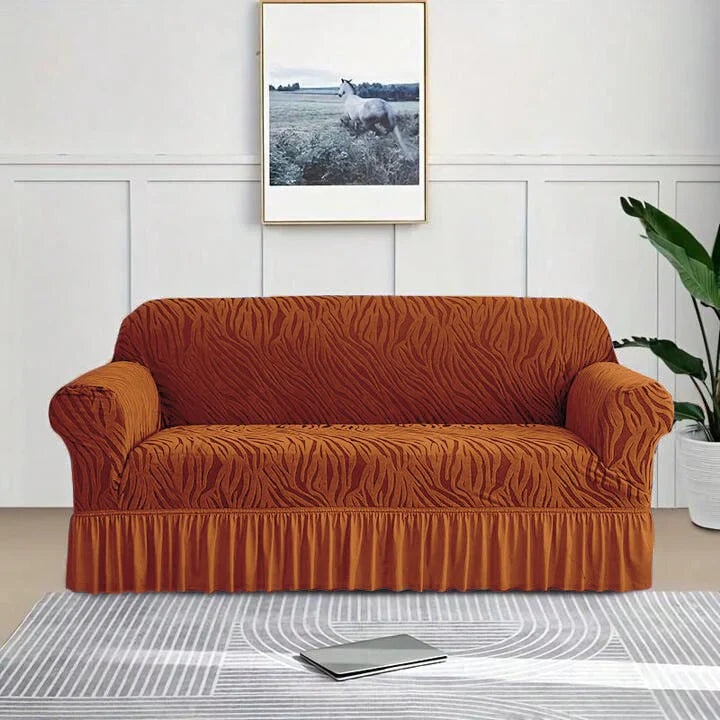 Velvet Stuff Zebra Style Premium Sofa Cover - Cooper
