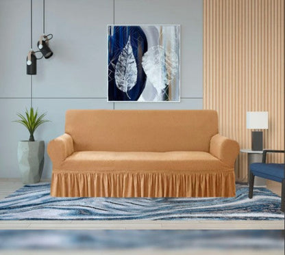 Turkish Style Sofa Cover Golden MESH