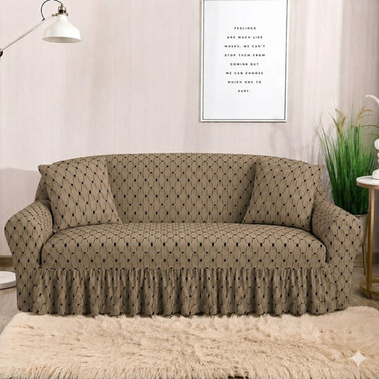 Butterfly Sofa Cover - Beige