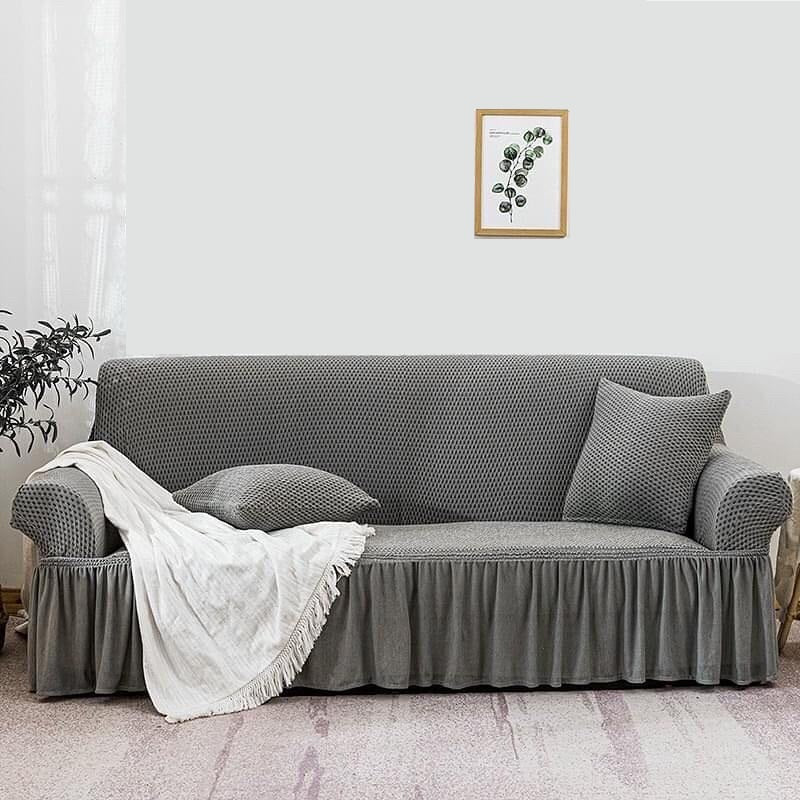 Turkish Style Sofa Cover Gray MESH